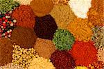 Healthy organic spices and herbs