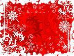 Abstract christmas background with snowflakes, element for design, vector illustration