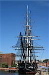 The USS Constitution in Boston, Massachusetts.