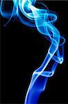 Abstract smoke in black background