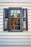 An old window on a historic house