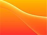 3d rendered illustration of an abstract orange background