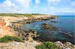 A view of the southern coast of Australia along the Great Ocean Road.