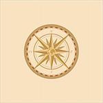 Vector Compass. Great for any "direction" you want to go...    . Vector illustration.