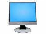 3d rendered illustration of a computer monitor