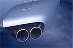 Sports car exhaust