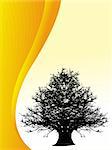 Abstract vector illustraion of tree background