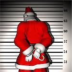Santa Arrested for Breaking and Entering Bah Humbug Series