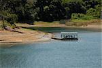 Boat dock on Crystal Springs Reservoir, San Mateo County, California