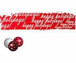 An Illustration of a christmas web banner