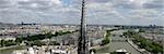 Paris Panorama from the top of Notre Dame Cathedral