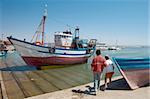 Old port in Essaouira. Morocco