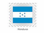C'est l'illustration vectorielle du drapeau du timbre