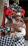 Balinese statue guarding an entrance