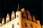 Chenonceau Castle, built at the bridge over Cher river