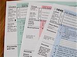 Income tax forms 1040