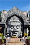 Buddhist statue in Thailand - travel and tourism.