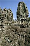 Section of the vast Temples of Angkor in Cambodia.