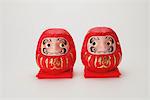 Poupées japonaises traditionnelles de Daruma