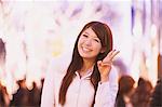 Japanese Women Smiling And Gesturing