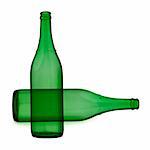 Bottle(s) isolated in a white background