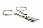 manicure small scissors on a white background