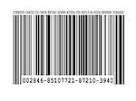 bar code stripes and numbers super macro view.