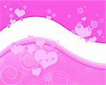 pink textured valentine and love background