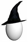 Egg in a witch hat