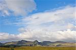 The Storr with the cloudy sky, Trotternish Peninsula, Isle of Skye, Scotland