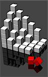 building blocks - 3d render