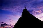 Christ the Redeemer on Corcovado Mountain, Rio de Janeiro  Brazil South America