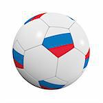 Russian Soccer Ball - very highly detailed Russian soccer ball