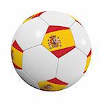 Spanish Soccer Ball - very highly detailed Spanish soccer ball