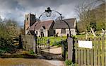 churchyard beoley church warwickshire midlands