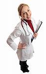 Successful female doctor ready to assist your health care needs.