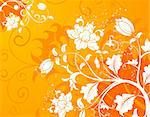 Abstract flower background, element for design, vector illustration