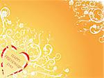 friendship day series with heart and floral, banner 15