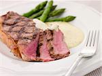 Steak Bearnaise with Asparagus Spears