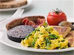 Full Irish Breakfast with Irish Soda Bread