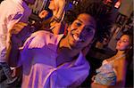 Young man dancing in a nightclub