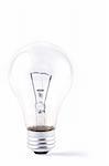 White Light Bulb Isolated on White