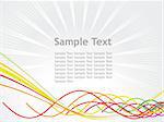 line sample text vector illustration isolated on white