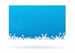 snowflake red christmas background, vector illustration
