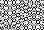 Retro black and white pattern. Vector