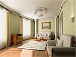 modern hotel interior design in classic style (privat apartment 3d rendering)