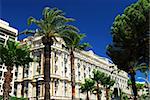 Luxury hotel on Croisette promenade in Cannes France