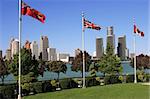 view of Detroit skyline from Windsor, Ontario