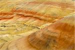 Abstract patterns of nature in the Painted Hills, Oregon