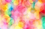 Colorful and defocused lights - perfect for chrismas use or as a psychadelic background
